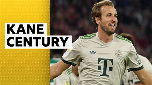 Harry Kane scores 100th goal for Bayern Munich