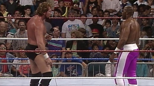 The Million Dollar Man and Virgil post-match confrontation: Royal Rumble 1991