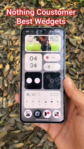 Nothing OS Minimal Home & Lock Screen Setup / How Setup Nothing use Phone Wedgets #nothing #shorts