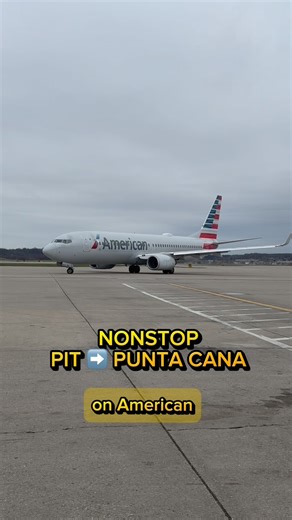 BYEEEEEE COLD WEATHER 🥶 We’re trading the Steel City for the sunny shores of Punta Cana, Dominican Republic with our FIRST nonstop service on @americanair to Punta Cana! | Pittsburgh International Airport