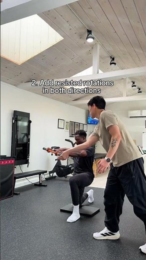 Hip and back rotation mobility exercises for rotational athletes