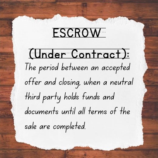 What Does “Escrow” Mean in Real Estate? | Real Estate Definitions Series
