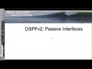 OSPFv2 Configuration: Passive Interfaces