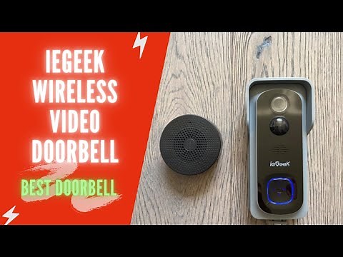 ieGeek Wireless Video Doorbell Camera Review | ieGeek Doorbell Setup & Test | ieGeek Video Doorbell