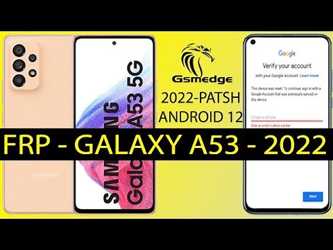 FRP Samsung Galaxy A53 5G Bypass Google Account Android 12