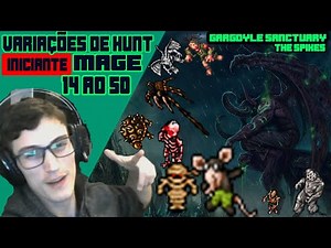 #03 TIBIA - TUTORIAL PARA INICIANTES - VARIAÇÕES DE HUNT MAGE - 14 ao 50