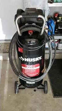 Husky 20 gal compressor