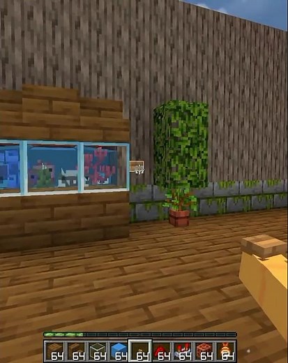Easy Minecraft Fish Tank Build Hack! 🐟