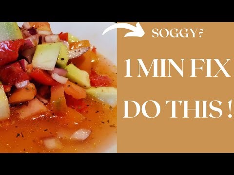 How to avoid watery salad | Salad becomes Soggy | Potato Salad gets Watery