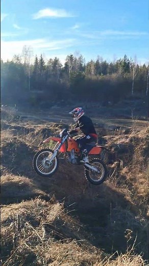 KTM 525 exc first ride