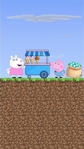 Who is Mummy Pig’s favorite child, George or Peppa?#peppapig #peppa #minecraft