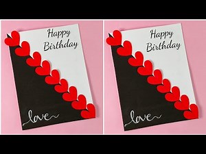 Beautiful Handmade Birthday Card for Boyfriend ❤️| Easy DIY Greeting Card Idea