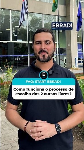 Como funciona a escolha dos cursos livres do START EBRADI?