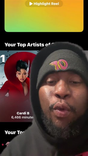 Top artist of 2025 #greenscreen #fyp #viral #spotifywrapped