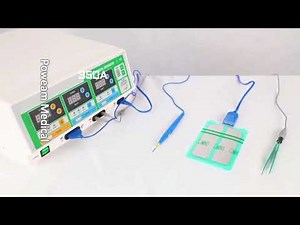 operate diathermy machine