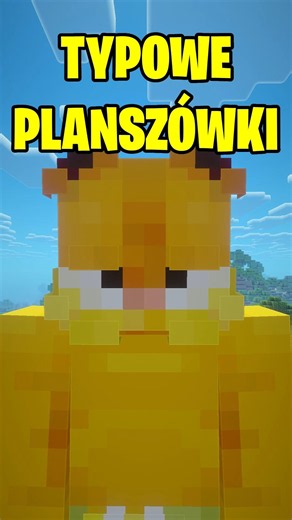 TYPOWE PLANSZÓWKI ALE TO MINECRAFT