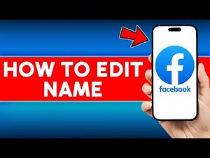How to Edit Name on Facebook