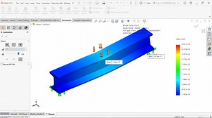 26 reactions | Find Factor of Safety and Displacement of I Beam in SolidWorks Simulation https://youtu.be/9XNoK7jMRfE | CAD CAM Tutorial By Mahtabalam | Facebook