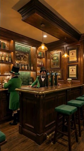 The Home Irish Pub you totally need! 🍀🍻 #homedecor #irishpub #shortsviral