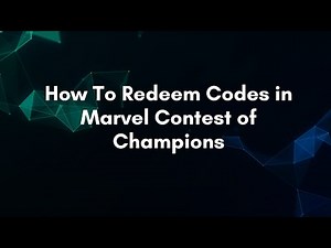 How To Redeem Codes in Marvel Contest of Champions