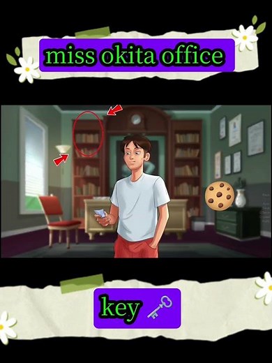 Miss Okita Office Room Keycode Unlock Guide | Summertime Saga v21.0.0 WIP.6011 #summertime #gaming