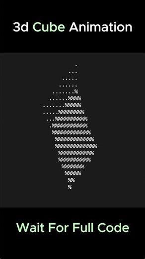 3d cube code