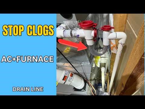 Stop Costly Clogs! AC+Furnace Drain Line Setup