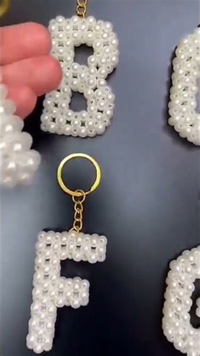 Easy Handmade Keychain Tutorial 🔑✨ | DIY Beaded Keychain | Step by Step