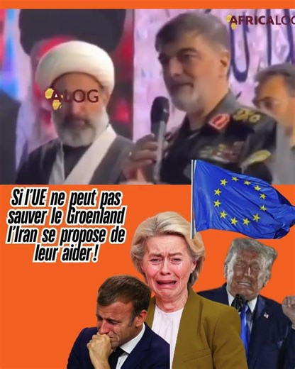 If the EU can't save Greenland, Iran is offering to help. #marechalneat