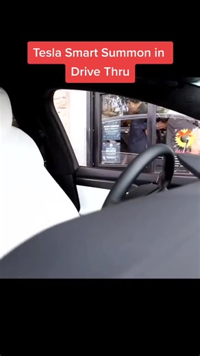 Tesla Smart Summon Drive Thru Prank