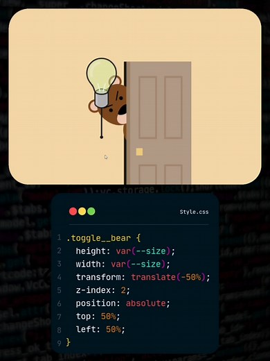 Programación HTML y CSS con Ligthbulb Bear