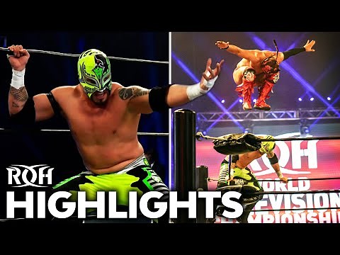 AMAZING TV Title Showdown: Rey Horus vs Dragon Lee! ROH Highlights