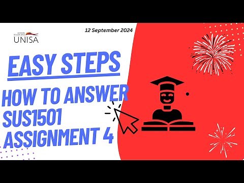 SUS1501 ASSIGNMENT 4 [ANSWERS] EASY STEPS [2025] SEMESTER 2