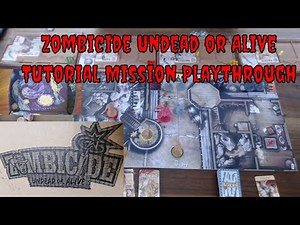 Zombicide Undead or Alive Playthrough - Tutorial Mission