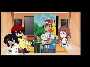 goh,ash,cloe,pikachu e raboot react