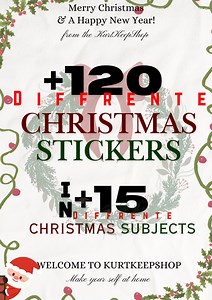 120  Christmas Stickers Pack | Printable Digital Download | Whimsical Holiday Scrapbooking Supplies | Fun Planner & Craft Cutouts - Etsy Canada