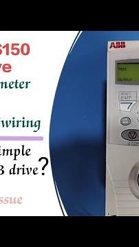 How to set parameter in ABB drive.? #ABB #acdrive #vfd #automation