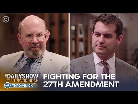 The Incredible Story of How Gregory Watson Helped Ratify the 27th Amendment | The Daily Show