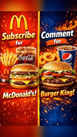 McDonald’s vs Burger King #mcdonalds #burgerking #burger #food