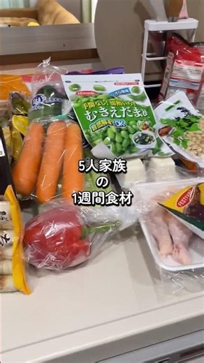 5人家族｜1週間分の食材まとめ買い→冷蔵庫収納ルーティン
