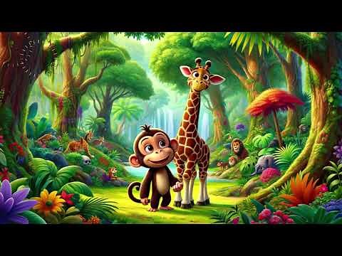 The Giraffe & The Monkey | A Moral Story For Kids | Read Aloud Stories | Bedtime Story For Kids
