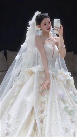 Elegant Bridal Look | Stunning Wedding Gown Reveal