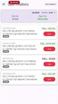 Automatic trading bot for Angel One Smart API #trading #highfrequencytrading #automatedtrading