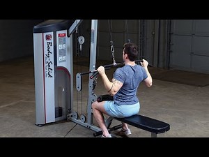 Body-Solid Pro Clubline Series II Lat Pulldown & Seated Row Machine (BodySolid.com)