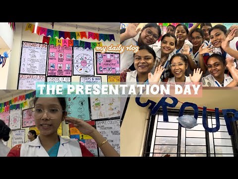 THE PRESENTATION DAY👩🏻‍⚕️|| Bsc Nursing🩺😊 || College Vlog || Titi isha ||