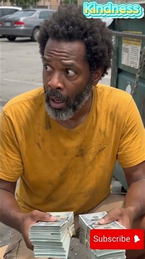 Homeless Man Runs To Return A Box Of Cash He Was Given#shorts #kindness