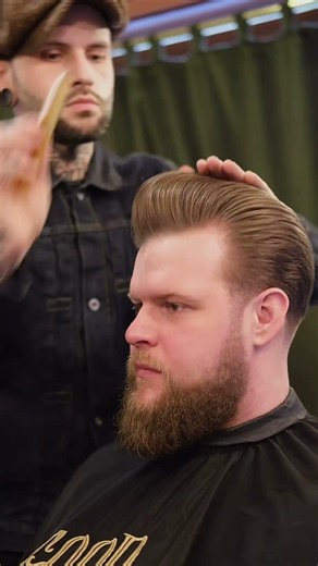 Clean Taper Fade Pompadour | Timeless Men’s Hairstyle
