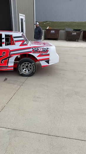 Out the door and ready for the dirt this weekend!! #racing #dirttrackracing #dirttrack #hobbystock #iowaracing #carwrap #iowadirttracklife