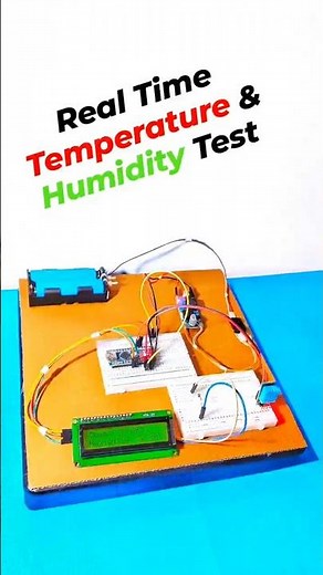 Real Time Temperature & Humidity Test #shorts