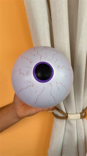DIY Eyeball Balloon 🎈👁️ #creative #balloon #trick